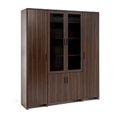102 703 Шкаф комбинированный 183x45x211 FORTE орех WA