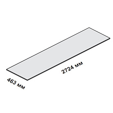 156270 Топ-верхняя панель для шкафа Enosi Белый LS (68)