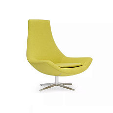 ЭДМОНТОН Кресло для отдыха ткань кат.1 93x85x130 см Velutto 28 лайм