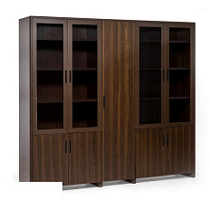 102 706 Шкаф комбинированный 227x45x211 FORTE орех WA