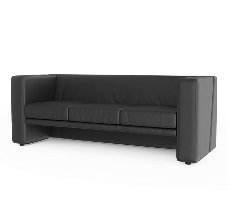 Тайм-3 Диван 3-мест. 184x71x67 см Art-Vision 101 черный