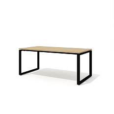 RD-180 Стол руководителя 180x90x75 Rio Direct вяз швейцарский/металл черный