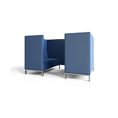 Руссо-2.3Т Переговорная 4-мест. 220x158x134 см микрошенилл Lounge 21 море