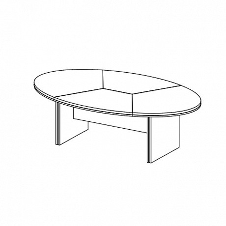 Офисная мебель для персонала: Конференц-стол В201/1.