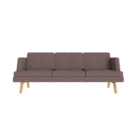 Свифт-3 Диван 3-х местный 201х82х85 микрошенилл Lounge 09 кофе