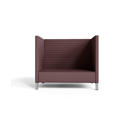 Руссо-2.2Т  Диван 2-мест. 158x73x134 см микрошенилл Lounge 09 кофе