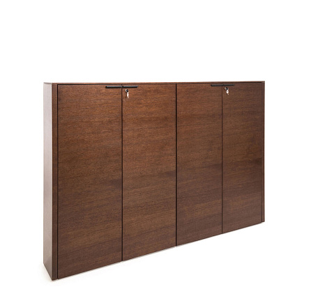 SET_Bookcase*2_RT РЭЙЛ/RAIL Шкаф для бумаг 208x46xh157 дуб табак