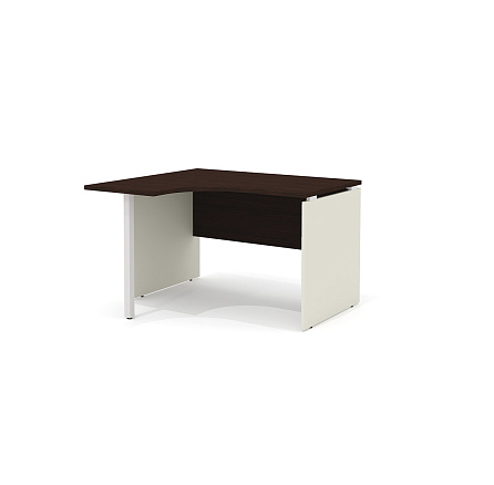 R-4.2L + ЮЗ-737 Эргономичный стол левый с опорой Rio Base венге/беж