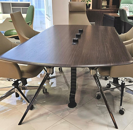 WNS2412D Стол переговоров 2400*1200*750 Ares Lux жженый дуб