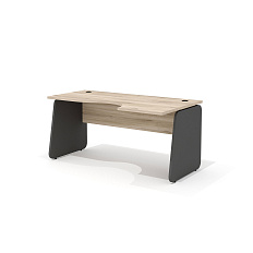 L-2.2R Стол интегральный 160х90х75 Line дуб Кронберг/антрацит