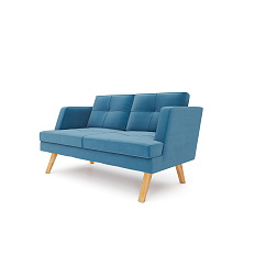 Свифт-2 Диван 2-х местный 141х82х85 микрошенилл Lounge 21 море