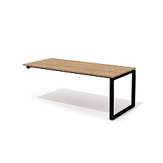 RD-200.1 Стол руководителя 200x90x75 Рио Директ / Rio Direct вяз швейцарский/металл черный