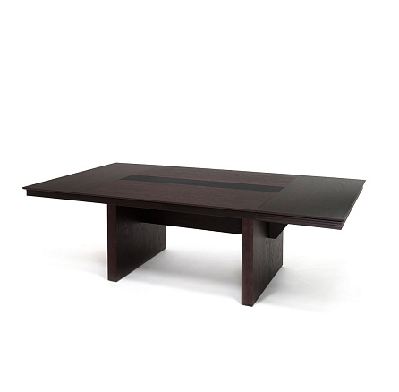 105 1102 FE/SC BLACK Стол для переговоров 234x124xh75,3 LAGO дуб ферро/черный