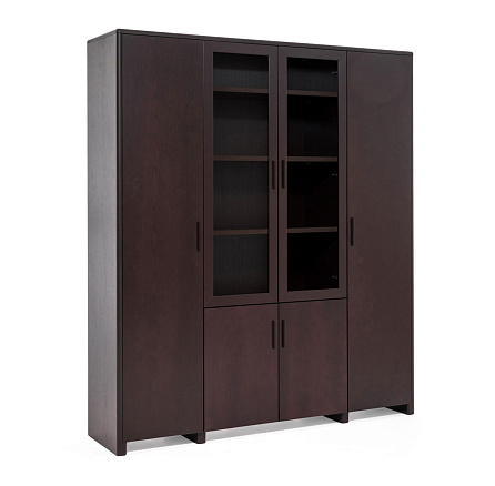 102 703 Шкаф комбинированный 183x45x211 FORTE палисандр PL