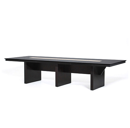 105 1103 FE/SC CANVAS Стол для переговоров 348x124xh75,3 LAGO дуб ферро/беж