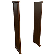 29580 Комплект боковин для шкафа 70х550х2120 WASHINGTON темный орех