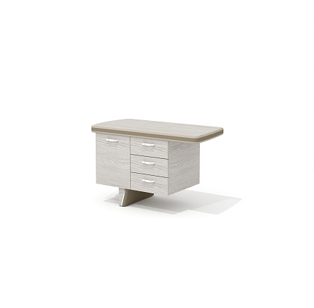 NT-12L Приставка 120x60x74 New.Tone дуб серебристый шпон (Италия) /стоун/1019