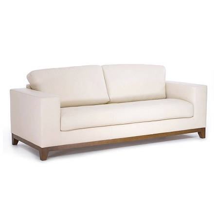 PALLADIO Диван 3-мест. нат.кожа 230x100x94 см бежевый