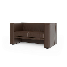 Тайм-2 Диван 2-мест. 132x71x67 см Art-Vision 192 темно-коричневый