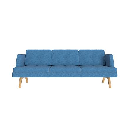 Свифт-3 Диван 3-х местный 201х82х85 микрошенилл Lounge 21 море