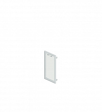 ХДС-764 Двери стеклянные универсальные в алюминиевой раме
