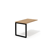 RD-15 Брифинг-приставка 70x118,5x75 Рио Директ / Rio Direct вяз швейцарский/металл черный