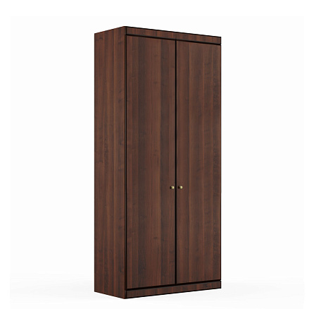 17502 Шкаф гардероб 90x40x200 CAPITAL темный орех