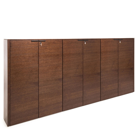 SET_Bookcase*3_RT РЭЙЛ/RAIL Шкаф для бумаг 308x46xh157 дуб табак