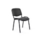 ИЗО BL Стул иск.кожа, каркас металл обивка черный Z-11, каркас черный