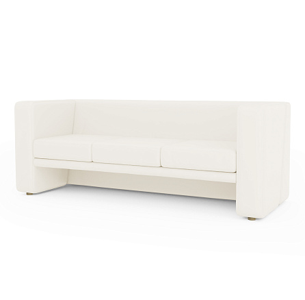 Тайм-3 Диван 3-мест. 184x71x67 см Boom ice белый