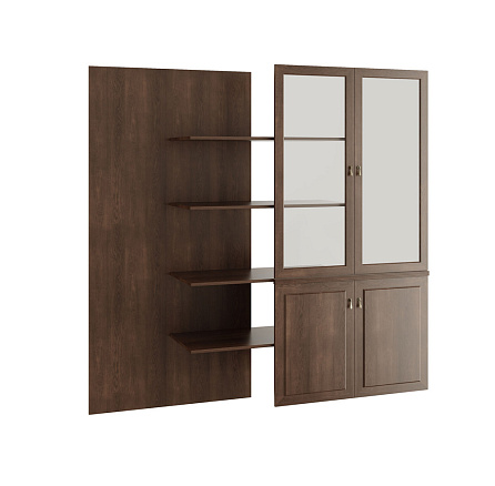 29541 Наполнение шкафа 100x46,5x196,8 MINISTRY дуб шоколад