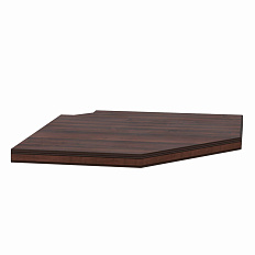 86791 Столешница 108x108x7,5 Bern темный орех