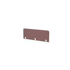 W-68.3 Экран тканевый 126x2,6x45 Work микрошенилл Lounge 09 кофе