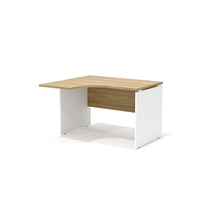 R-4.2L Стол эргономичный 120x110x75 Rio Base вяз швейцарский/белый