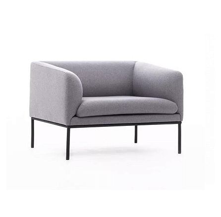 LIRO 1 Кресло ткань 90x74x73 см серый войлок