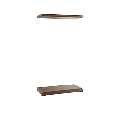 29572 Топ + цоколь шкафа 117x55x10 MINISTRY дуб шоколад