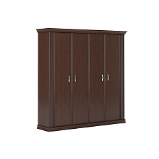PRT901 Шкаф комбинированный с глух.дверями 2147х515х2148 PORTO венге