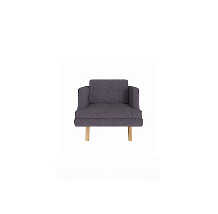 Свифт-1 Кресло 79х82х85 микрошенилл Lounge 14 асфальт