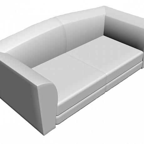 Мягкая офисная мебель: Свинг 2х местный диван .
