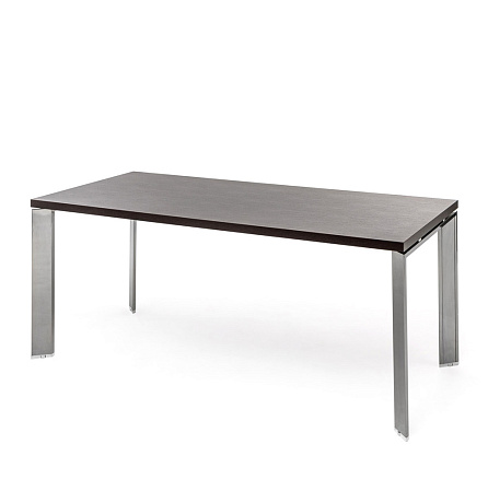 Fe200  Стол руководителя 200x90x77 FERMO венге / хром CH/V3V2