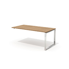 RD-180.1S Стол руководителя 180x90x75 Рио Директ / Rio Direct вяз швейцарский/металл полированная ст