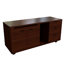 22200 Тумба подкатная Kingston темный орех