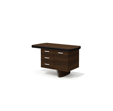 NT-12R Приставка 120x60x74 New.Tone орех Ондо шпон (Италия) /черный/8019