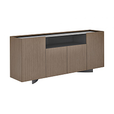 FT1876 Греденция 1800*400*760 FOSTER серебряная жемчужина