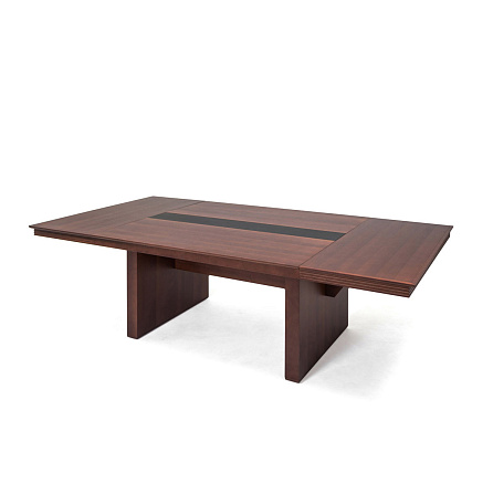 105 1102 WAL/Dacota Black  Стол для переговоров 234x124xh75,3 LAGO итал.орех/черный