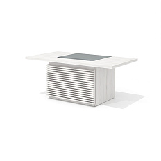 TS-180 + TS-100.2 Стол руководителя с траверсом Time.S дуб Эльза