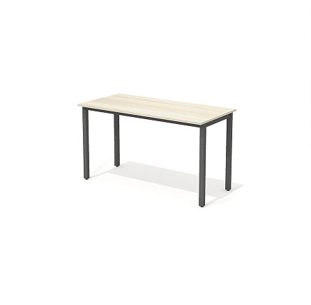 WM-3 + WM-3-01 Прямой стол на металлокаркасе Work дуб Сонома светлый