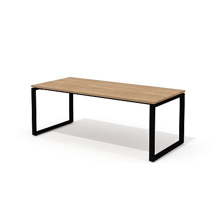 RD-200 Стол руководителя 200x90x75 Рио Директ / Rio Direct вяз швейцарский/металл черный