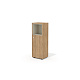 Шкаф для документов средний узкий (комплектация 16) 43,6х37х122,2 Рио Директ / Rio Direct вяз швейца