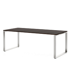 RO200 Стол руководителя 200x90x77 ROTONDA венге / хром CH/V3V2